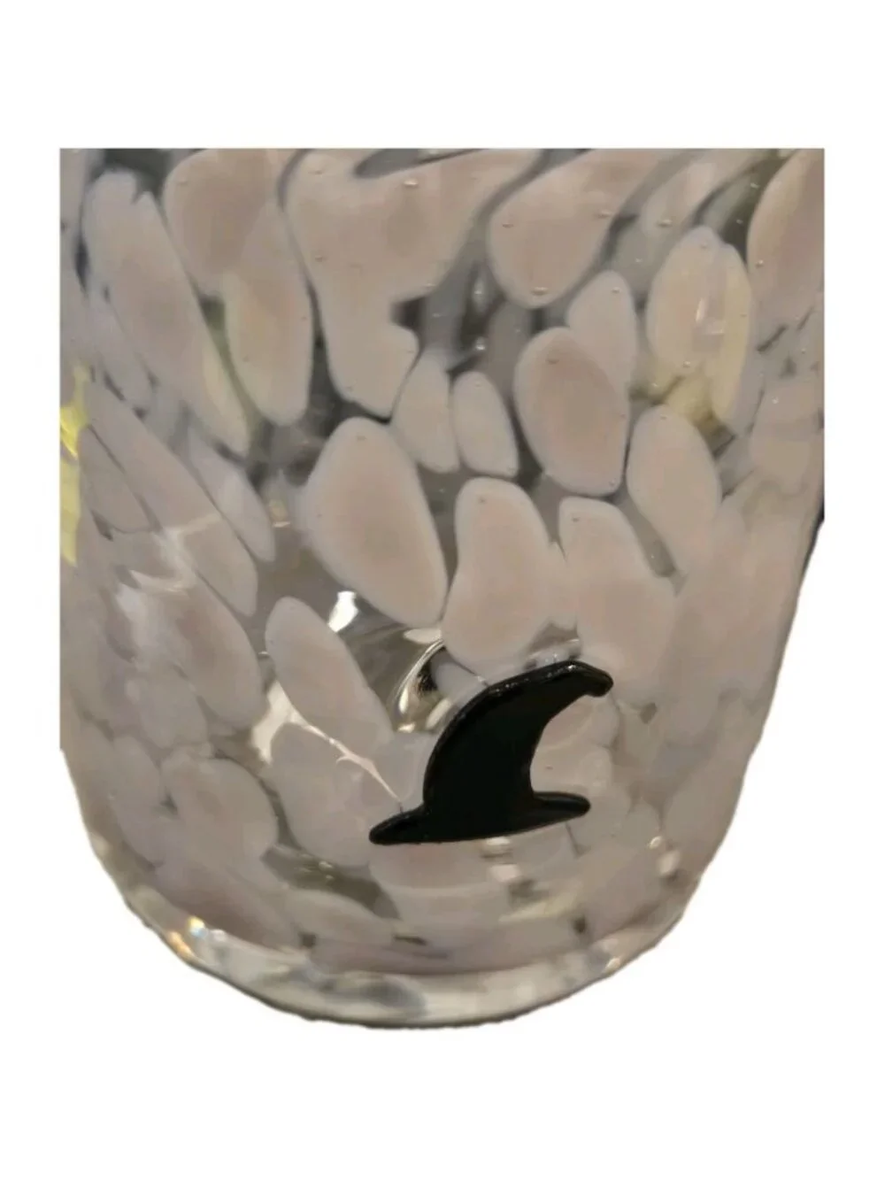 New Purple Glass Halloween Witches Hat & Cat Barware Beverage Glass Cup Tumbler